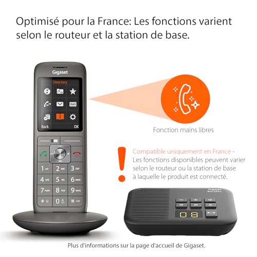 Gigaset CL660A TRIO Tél. DECT +REP. - base + 3 combinés