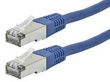 Cordon RJ45 catégorie 6 F/UTP bleu CCA - 1 m