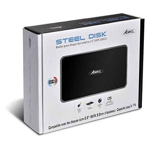 Boîtier externe USB 3.0 pour disque dur ou SSD 2.5" SATA