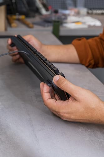 CHERRY Clavier mécanique KC 200 MX USB MX2A Silent Red, noir