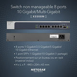 NETGEAR XS508M Switch 8 ports Multi-Gigabit 10/5/2,5/1 Gbps & 1 sfp+