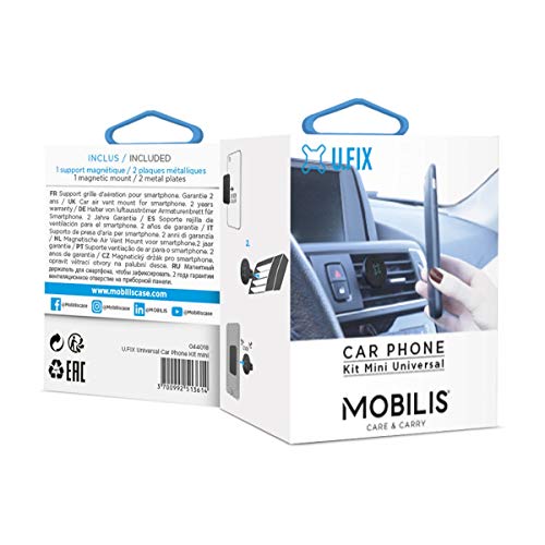 MOBILIS Support pour voiture U.FIX pour téléphone portable - Noir