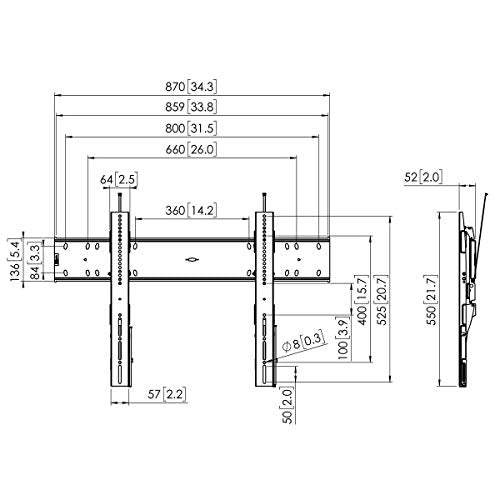 PFW 6810 DISPLAY WALL MOUNT TILT