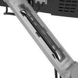 DATAFLEX Support écran de bureau 58.622 argent