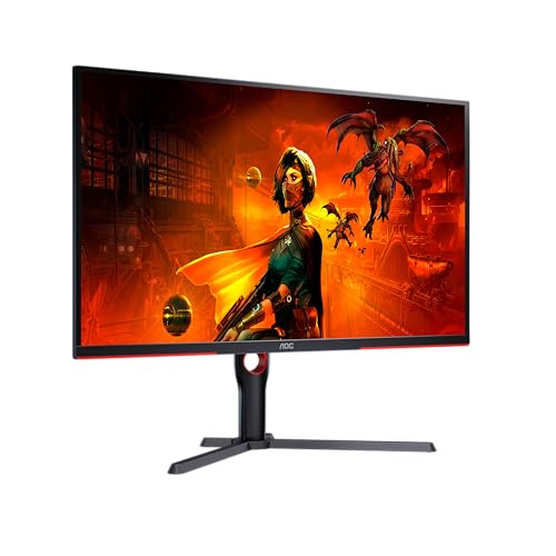 "AOC G3 U32G3X/BK écran plat de PC 80 cm (31.5"") 3840 x 2160 pixels 4K Ultra HD LED Noir, Rouge"