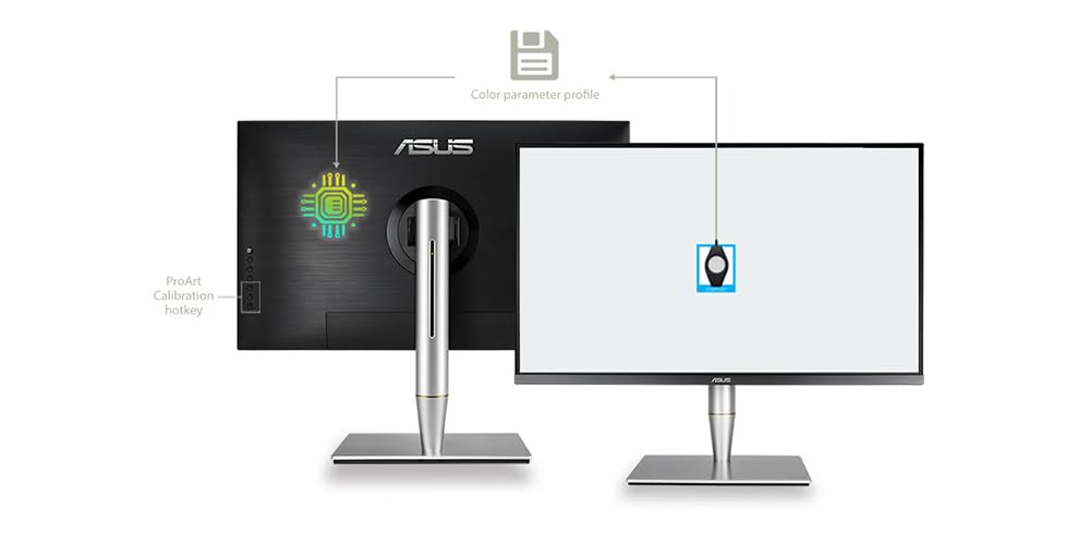 ASUS PA24AC 24.1pcs Moniteur graphisme ProArt WLED IPS 16:10 5ms 60Hz 1920x1200 HDR400 Jusquà 400cd m2 Audio2x2W HDMI DP G.3ans