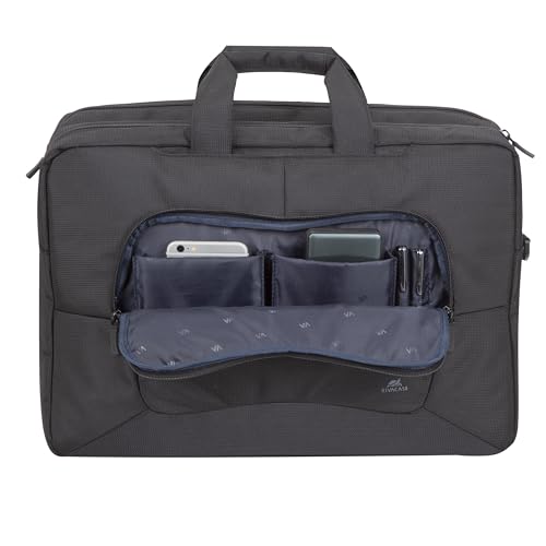 Sacoche pro spacieuse 3 poches 17,3"Polyester ECO déperlant