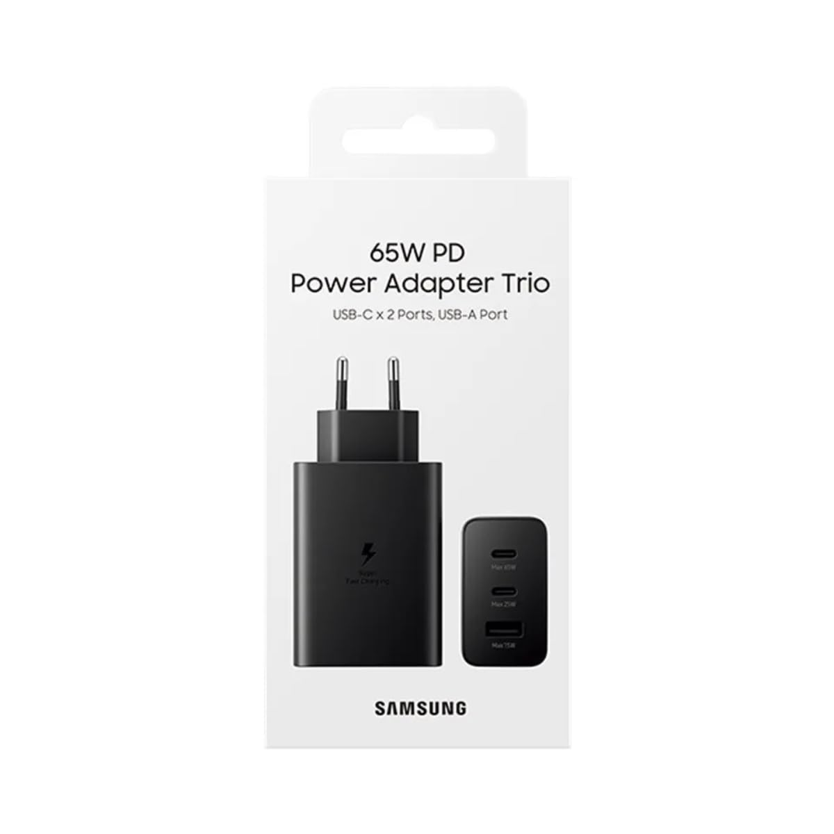 SAMSUNG 65W Power Adapter Trio Black