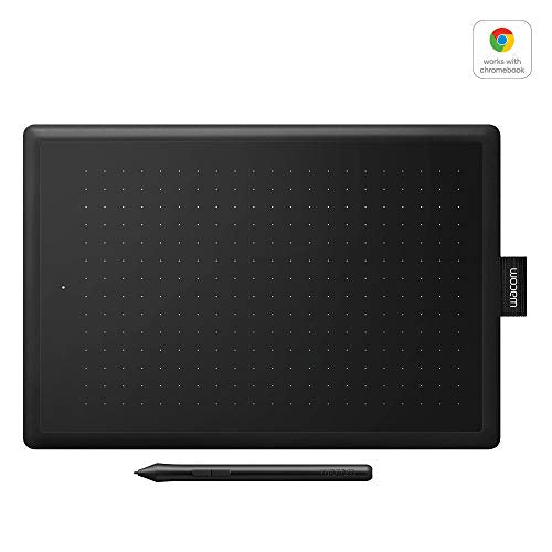 WACOM Tablette graphique One by Wacom à crayon - USB - Noir, Rouge