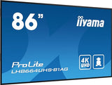 IIYAMA- Afficheur professionnel 86   LH8664UHS-B1AG