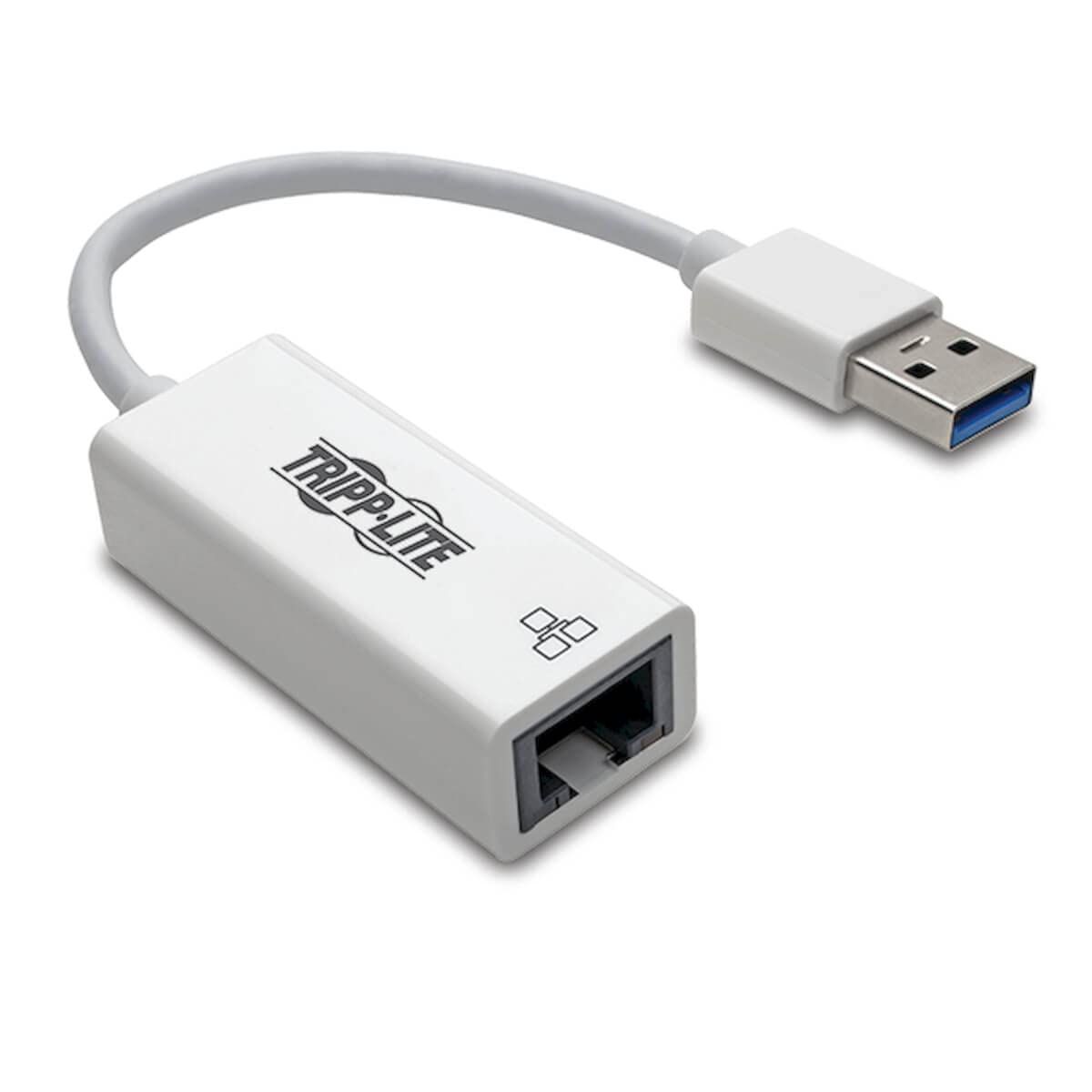 EATON TRIPPLITE USB 3.0 to Gigabit Ethernet NIC Network Adapter 10/100/1000Mbps White