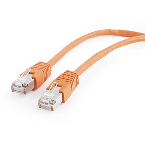 Cordon RJ45 catégorie 6 S/FTP orange - 0,5 m