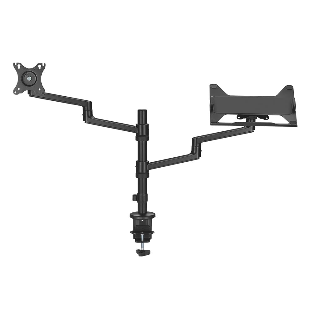 NEOMOUNTS DS20-425BL2 Support décran à fixer avec support pour ordinateur portable 17-27p - économie despace