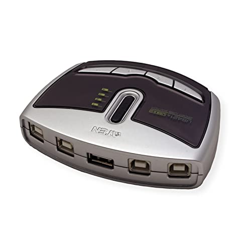 ATEN US421A-AT commutateur écran, clavier et souris Noir, Gris