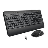 Logitech 920-008685 clavier Souris incluse Universel RF sans fil QWERTY US International Noir, Blanc