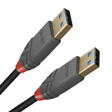 LINDY Câble USB 3.0 Type A Anthra Line 1m
