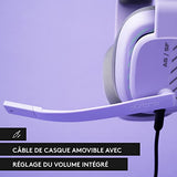 LOGITECH Astro Gaming A10 Gen 2 Headset full size wired 3.5 mm jack lilac