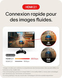 LG 32GR93U-B.AEU Ecran LED gaming - 32p QHD 3840x2160 4K 144Hz IPS 500cd/m2 1000:1 DisplayHDR 400 1ms 2xHDMI DP