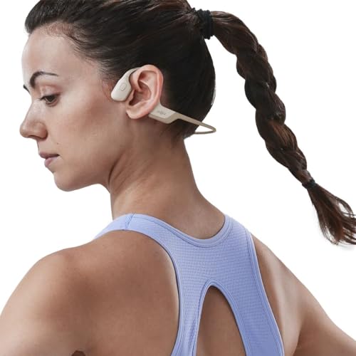 SHOKZ Casque à conduction osseuse OpenRun Pro Mini - Bluetooth - Beige