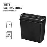 FELLOWES Destructeur Coupe Droite Powershred® P-25S