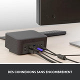 LOGITECH Dock for UC Docking station USB-C HDMI DP Bluetooth for Room Solution Large