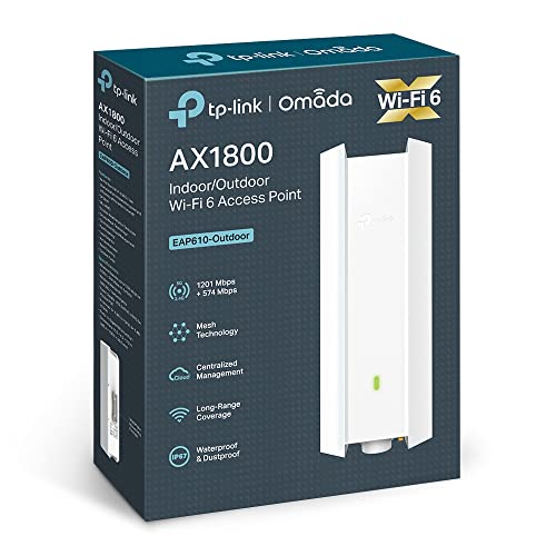 TP-LINK EAP610-Outdoor Hotspot SDN WiFi 6 AX1800 PoE+ IP67