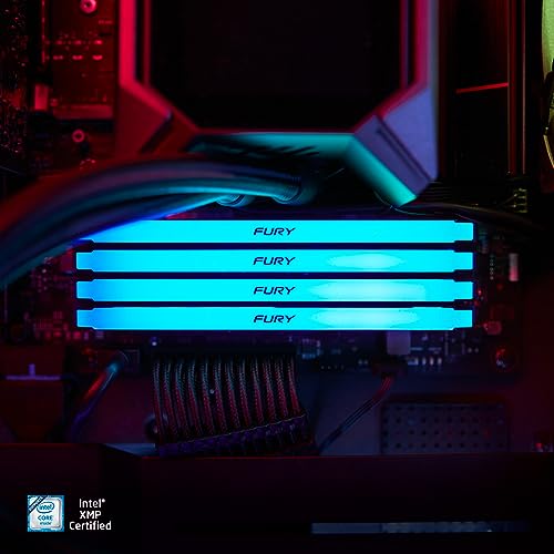 KINGSTON 64Go 3600MT/s DDR4 CL18 DIMM Kit of 2 FURY Beast RGB