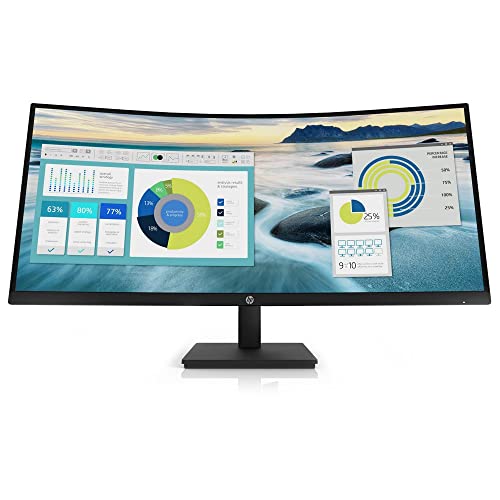 HP Écran incurvé P34hc G4 WQHD 34p WQHD 3440x1440 HDMI USB-C USB port USB hub DisplayPort 3/3/0