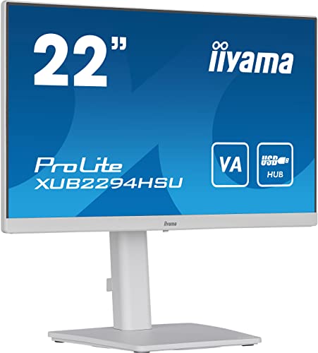 IIYAMA- Ecran bureautique 22" XUB2294HSU-W2 Blanc