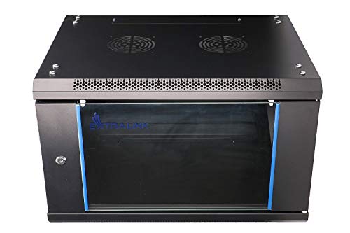 Extralink EX.7225 étagere 6U Rack monté sur le mur Noir