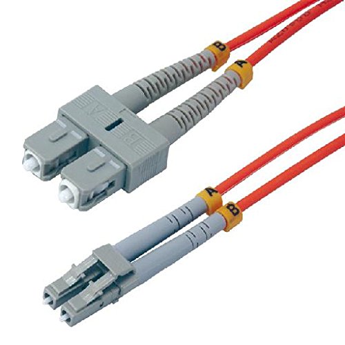 MCL FJOM2/SCLC-1M - Jarretière optique OM2 duplex multimode 50/125 - SC / LC-1m