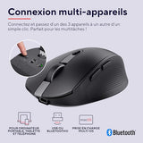 TRUST Souris sans fil OZAA Compact multi-connexion - Noire