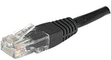 Cordon RJ45 catégorie 6 U/UTP noir CCA - 15 m