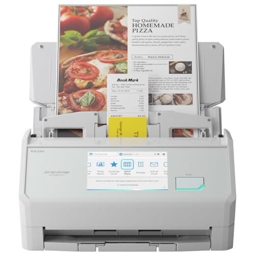 RICOH ScanSnap iX2500 45ppm/90ipm A4 Duplex ADF Touchscreen Wi-Fi 6 Bluetooth 5.2 USB 3.2