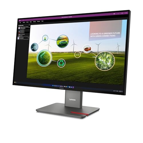 LENOVO ThinkVision P27Q-40 LED Écran 27p 2560x1440 QHD 120Hz IPS 350cd/m2 1500:1 DisplayHDR 10 4ms HDMI DisplayPort DaisyChain