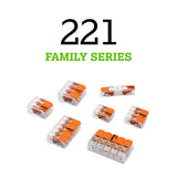 Borne de connexion rapide 2 voies - boîte de 100