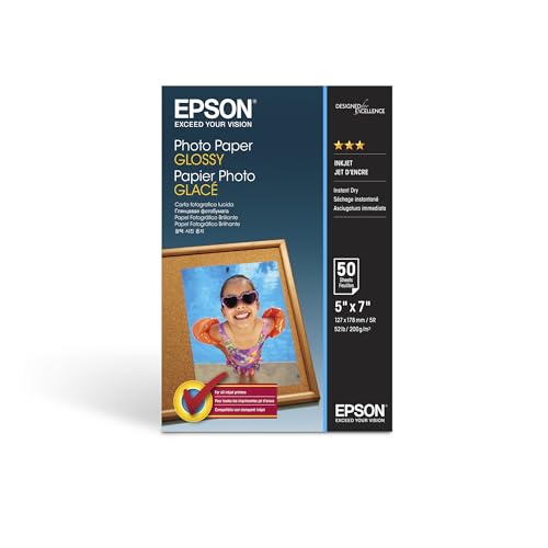 EPSON PHOTO  papier brillant 200g/m2 130x180mm 50 feuilles pack de 1