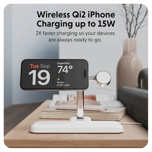 TARGUS Hyper HyperJuice QI2 4 in 1 Charging Stand - White