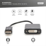 DIGITUS Câble d'adaptateur DisplayPort - DVI - 0,15 m - DisplayPort - DVI-I - Mâle - Femelle - Nickel