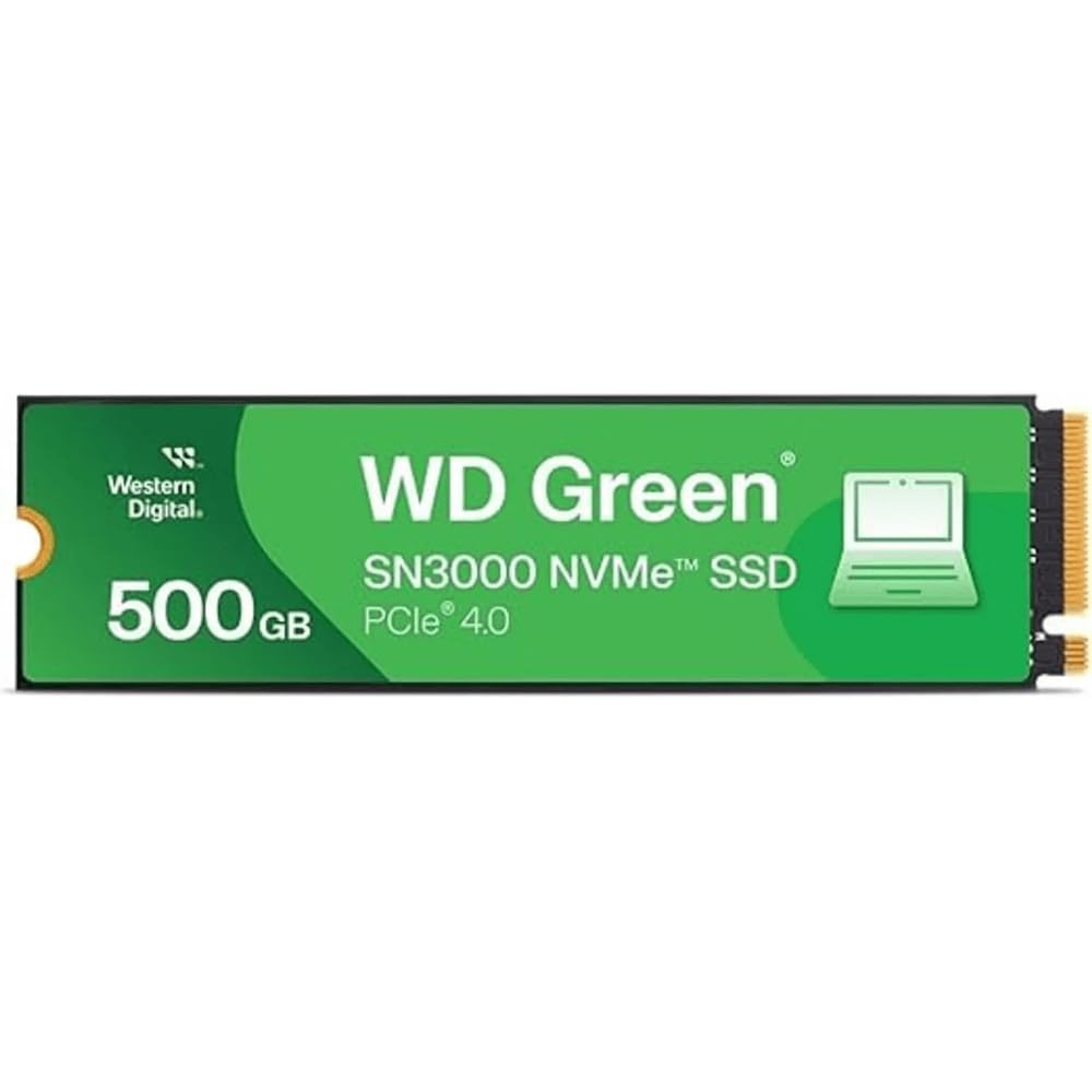 WD Green SN3000 NVMe SSD 500Go M.2 2280 POWERED BY SANDISK