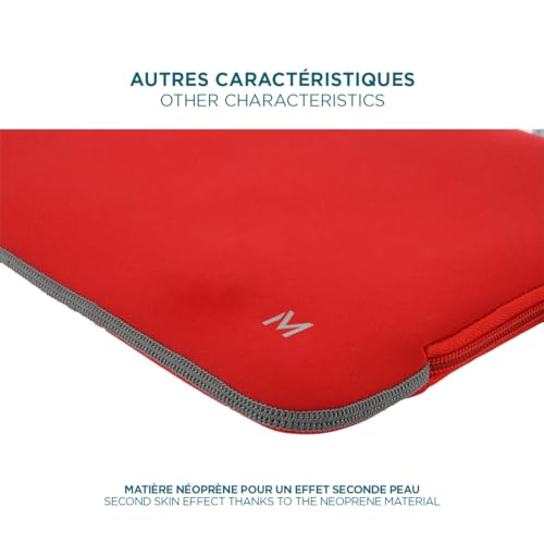 Skin Sleeve 12.5-14''-Red and Grey