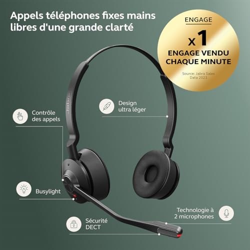 Jabra Engage 45 SE version Stereo - EMEA