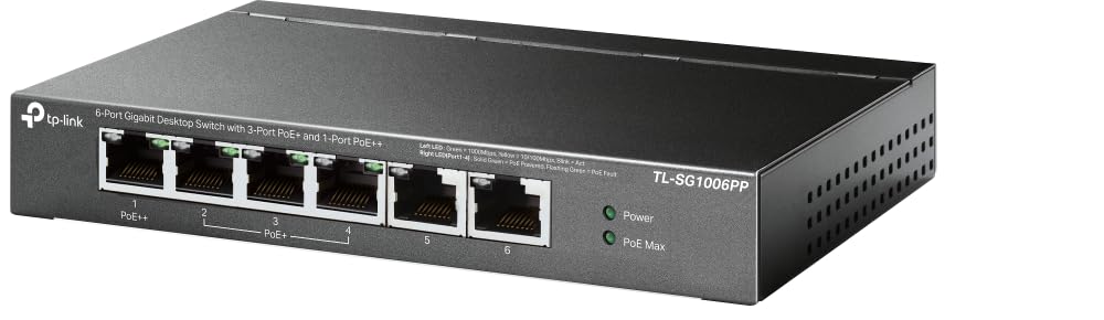 6-Port Gigabit Desktop Switch 3-Port