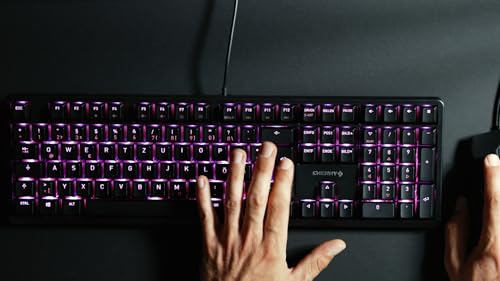 CHERRY Clavier G80-3000N RGB USB noir AZERTY (FR)