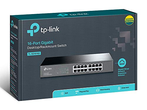 16 port Desktop/Rackmount Gigabit Switch