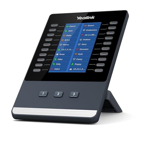 Yealink EXP43 module IP Noir, Gris 23 boutons