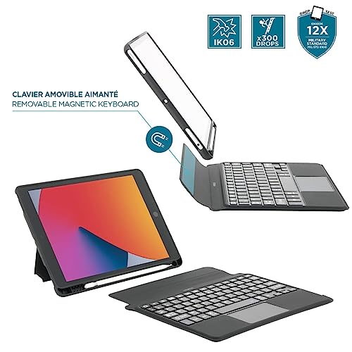 CaseC2iPad 10.2 French Keyboard+Touchpad