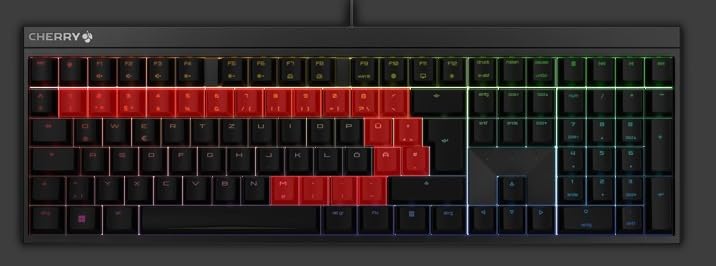 CHERRY Clavier MX 2.0S RGB gaming mécanique MX RED USB