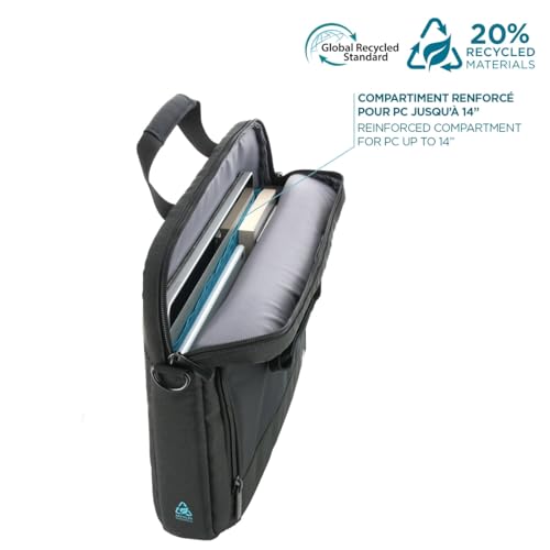 TheOne Briefcase Blue zip 11-14'RECYCLED