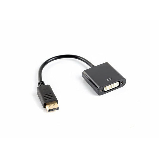 Lanberg AD-0007-BK câble vidéo et adaptateur 0,1 m DisplayPort DVI-D Noir